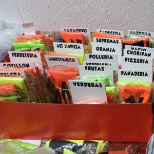 Banderas fluo para revendedores x 100 (en caja lista)