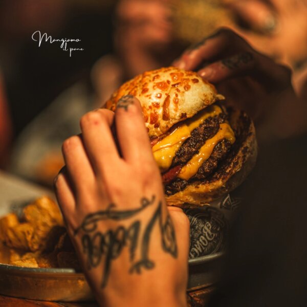 Pan Parmesano para hamburguesa