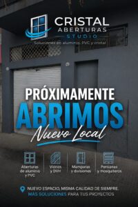 Aberturas de aluminio Modena y pvc