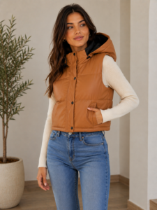 Chaleco eco cuerina