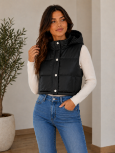 Chaleco eco cuerina