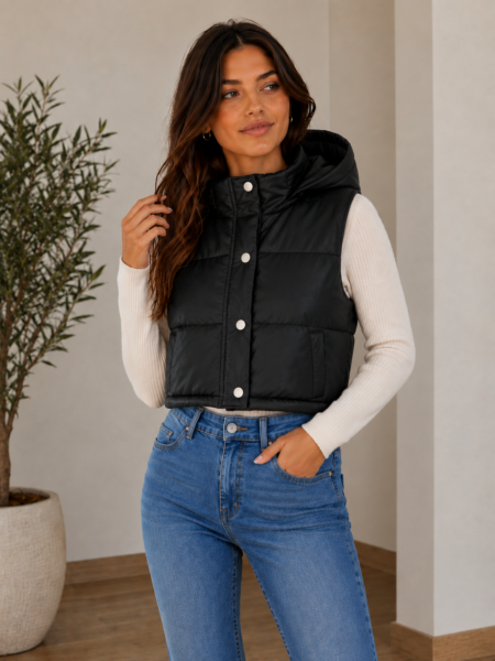 Chaleco eco cuerina