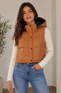 Chaleco eco cuerina