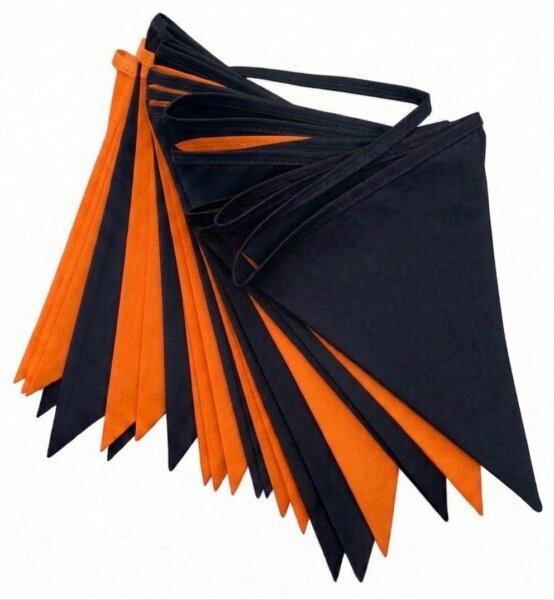 Tira de banderines Halloween de 3mts x 20u