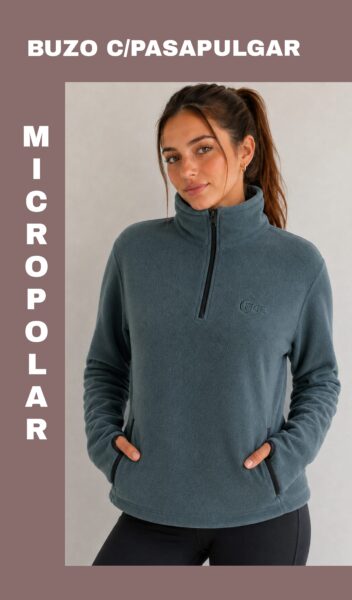 Buzo MICROPOLAR con PASAPULGAR