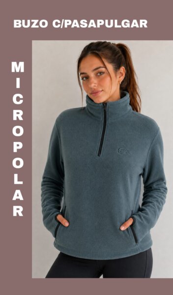 Buzo MICROPOLAR con PASAPULGAR