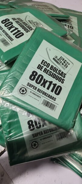 Bolsas de consorcio súper reforzado 80x110 verde