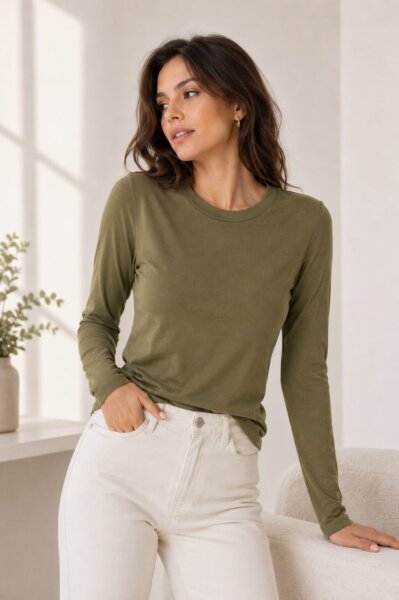 Camisetas de modal viscosa