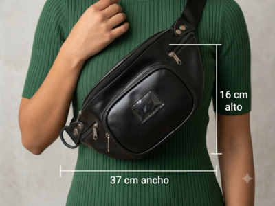 Riñonera Mujer Cuero Eco XL