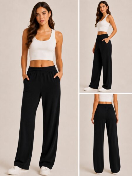Pantalones de darlon rib