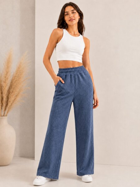 Pantalones de darlon rib