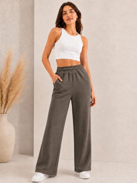 Pantalones de darlon rib
