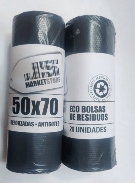 Bolsas de residuos en rollo eco 50x70