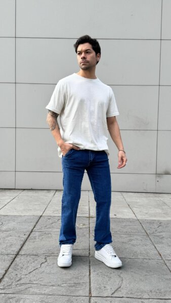 Jeans semi chupín