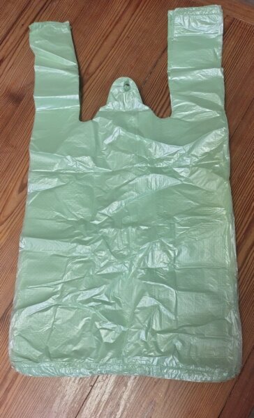 Bolsas camisetas eco verde 40x50