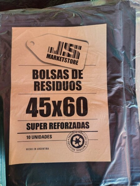 Bolsas de residuos súper reforzada 45x60
