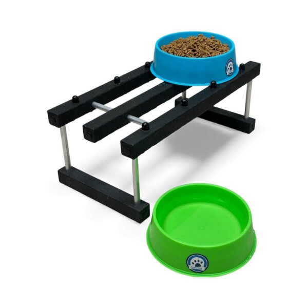 Comedero Perros Grande PLASTICO ALTURA 30 CM CUENCO diam 26/22 alt 8 CM