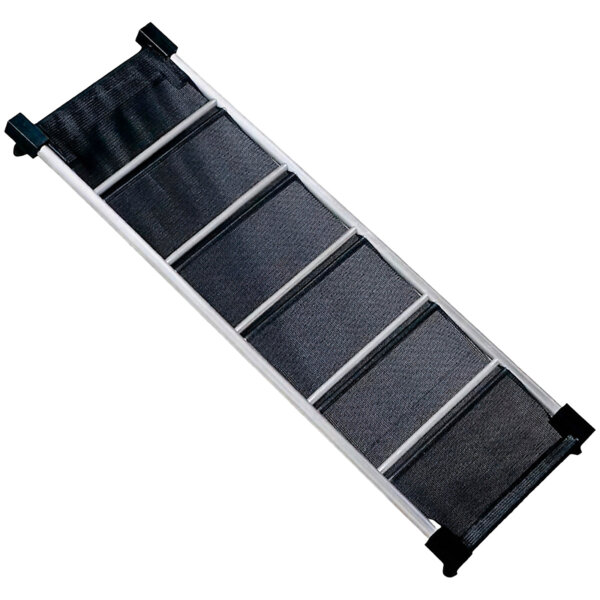 Rampa Fija Premium para Perros y Gatos Negra | Gris