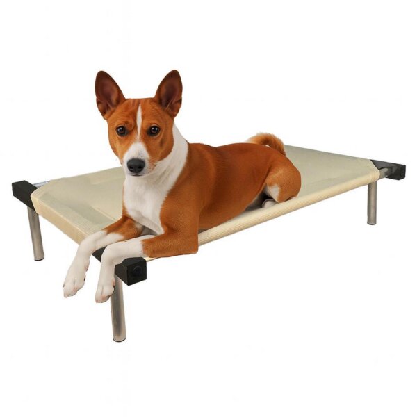 CAMA CATRE PERROS MEDIANA NEGRO 55 X 75 CM PLOPPY-PETS 7 COLORES