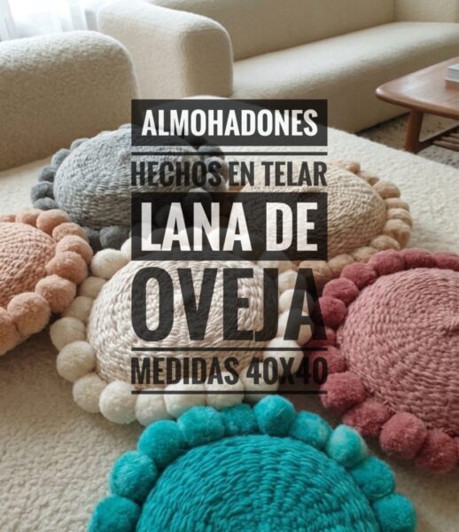 Almohadones redondo