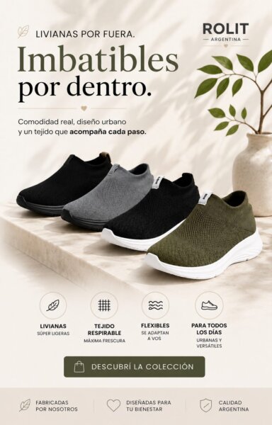 Zapatillas tejidas anatómicas. Unisex.