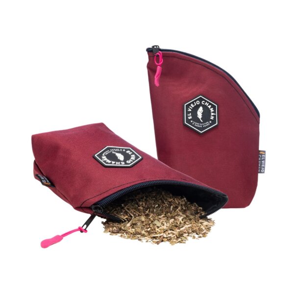 Set Yerbera Y Azucarera O Guarda Mate Tela El Viejo Chaman