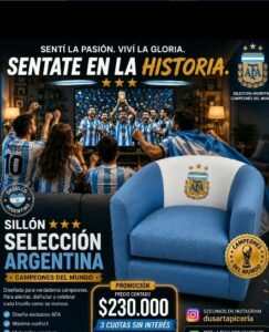 Sillon Canasto de la seleccion