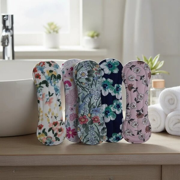5 Toallas Incontinencia Leve Reutilizables Eco Ragazza