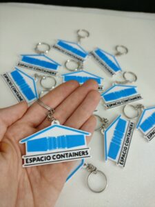 Llaveros personalizados Logo