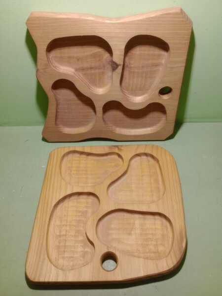 Tablas para picadas 4 huecos