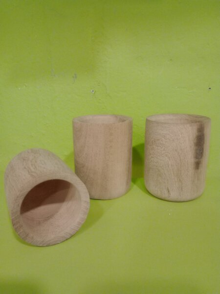 Mate de algarrobo vaso