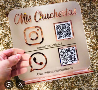 Carteles de acrilico personalizado