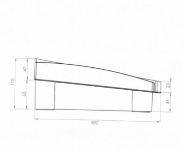 Gabinete plástico Abs