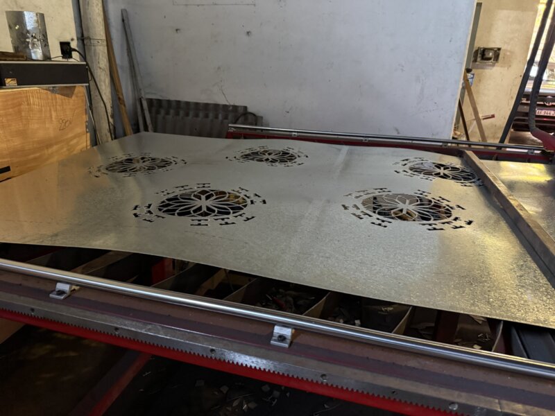 Herrería - trabajos en chapa Cnc plasma -