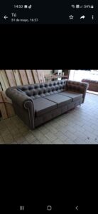 Sillon Chesterfield 3 cuerpos