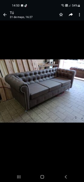 Sillon Chesterfield 3 cuerpos