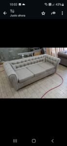 Sillon Chesterfield 3 cuerpos