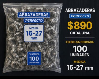 Abrazaderas Perfecto acero inoxidable