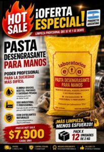 Pasta limpia Manos ETA - por Mayor y Menor