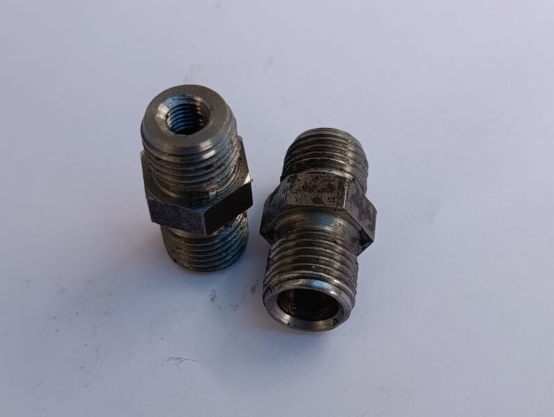 TETONES DOBLE ROSCA 1/4 BSP PARA TUBO 1/4 dejo mi numero de cel 3412177503