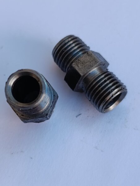 TETONES DOBLE ROSCA 1/4 BSP PARA TUBO 1/4 dejo mi numero de cel 3412177503