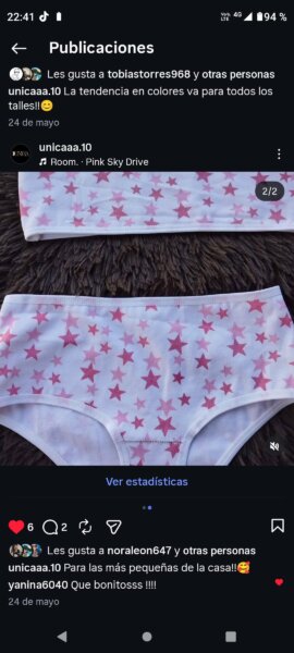 Ropa interior ( talles reales,calidad premium)