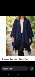 Ruanas, pashminas, sweater, tejidos