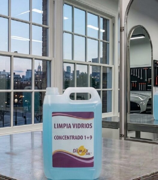 Limpia vidrios concentrado 1+9 cant 5 litros 25000 pesos