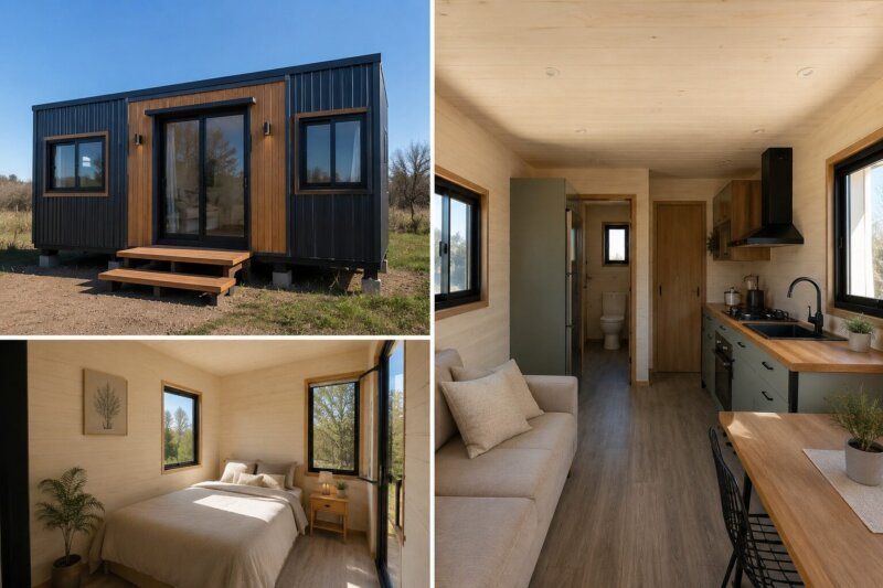 casas Tiny House 21Mts