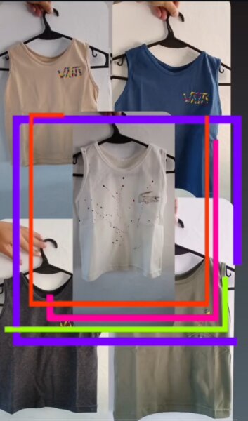 Musculosas bordadas, niños y adultos