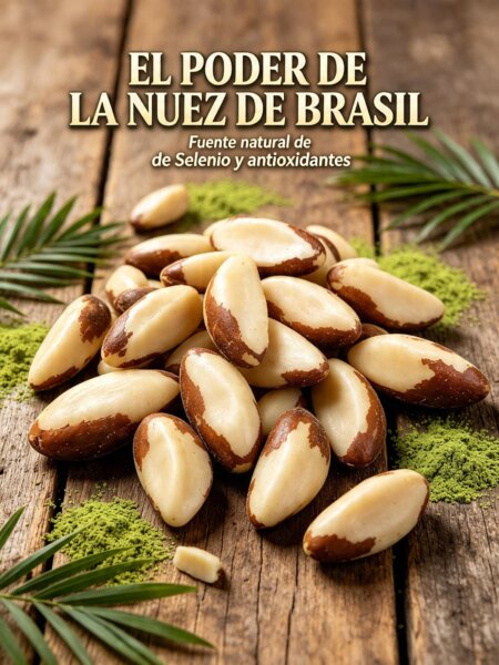 Nuez de Brasil o castañas de pará