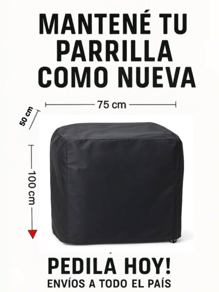 Funda para parrillas (Medida ideal para parrilla balconera)