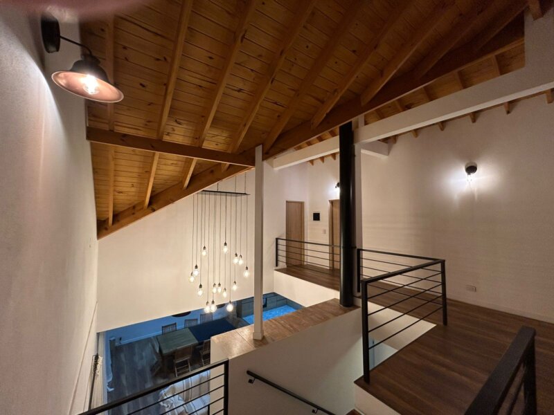 Lampara Industrial 15 Luces Ideal Escalera Con Doble Altura
