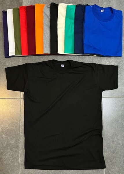 Remeras lisas en Algodón Peinado Premium 24/1 con Limpieza dr hombro a hombro